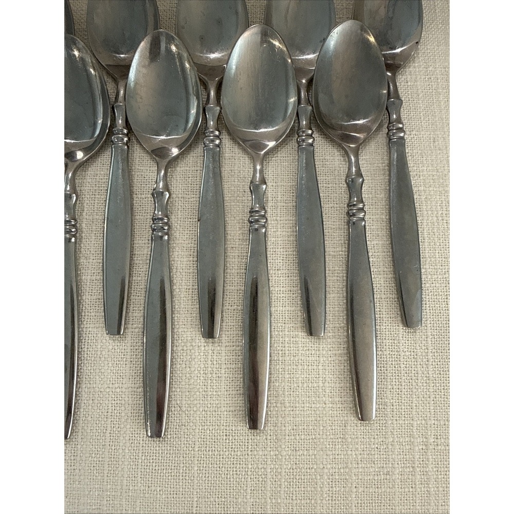 11 - Rebacraft PERTH 6 3/8" Teaspoon‎ Stainless Steel Flatware - Picture 4 of 7
